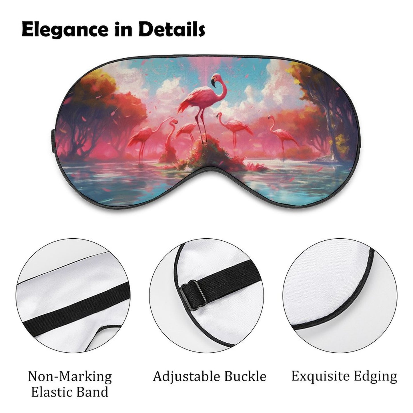 Sleep Mask Flamingos HSM01A003 normal-online-PERSONAL DESIGN