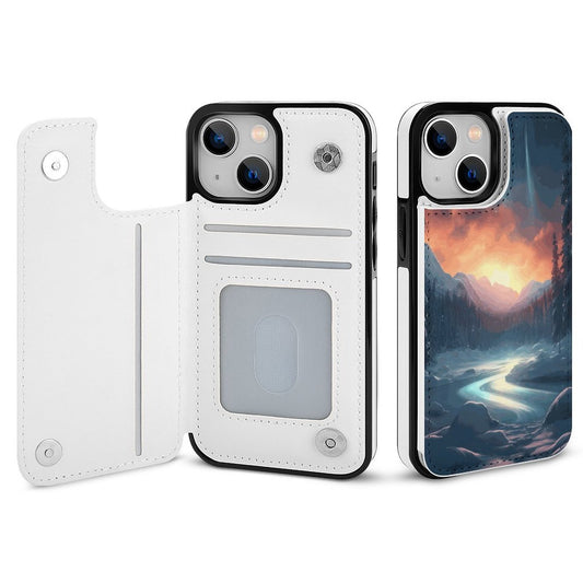 Mobile Phone Case for Apple IPhone 14 SolarLab_Norwegian_aurora_winter_mountains_forests_hyper-detail_569b47dc-9312-4b74-b052-f4d3b554921e normal-online-PERSONAL DESIGN