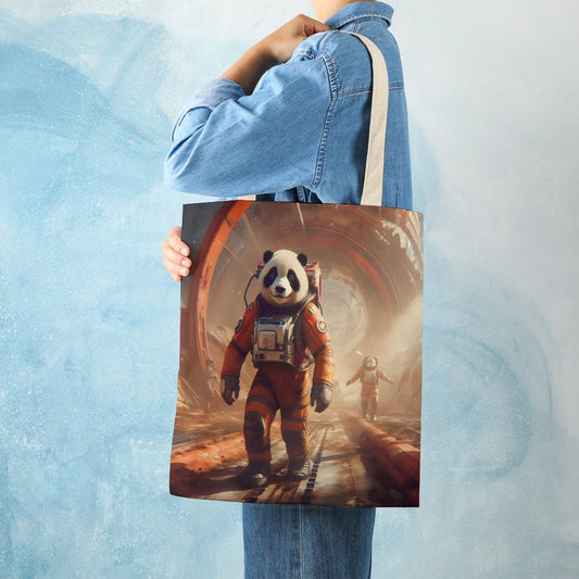 Canvas Tote Bag Double SolarLab_a_Panda_astronaut_walk_on_the_Mars_starship_Cyberpunk__2b81100f-76f5-41c8-8fb9-1cf399cedd1f Style-36 38×41cm normal-online-PERSONAL DESIGN