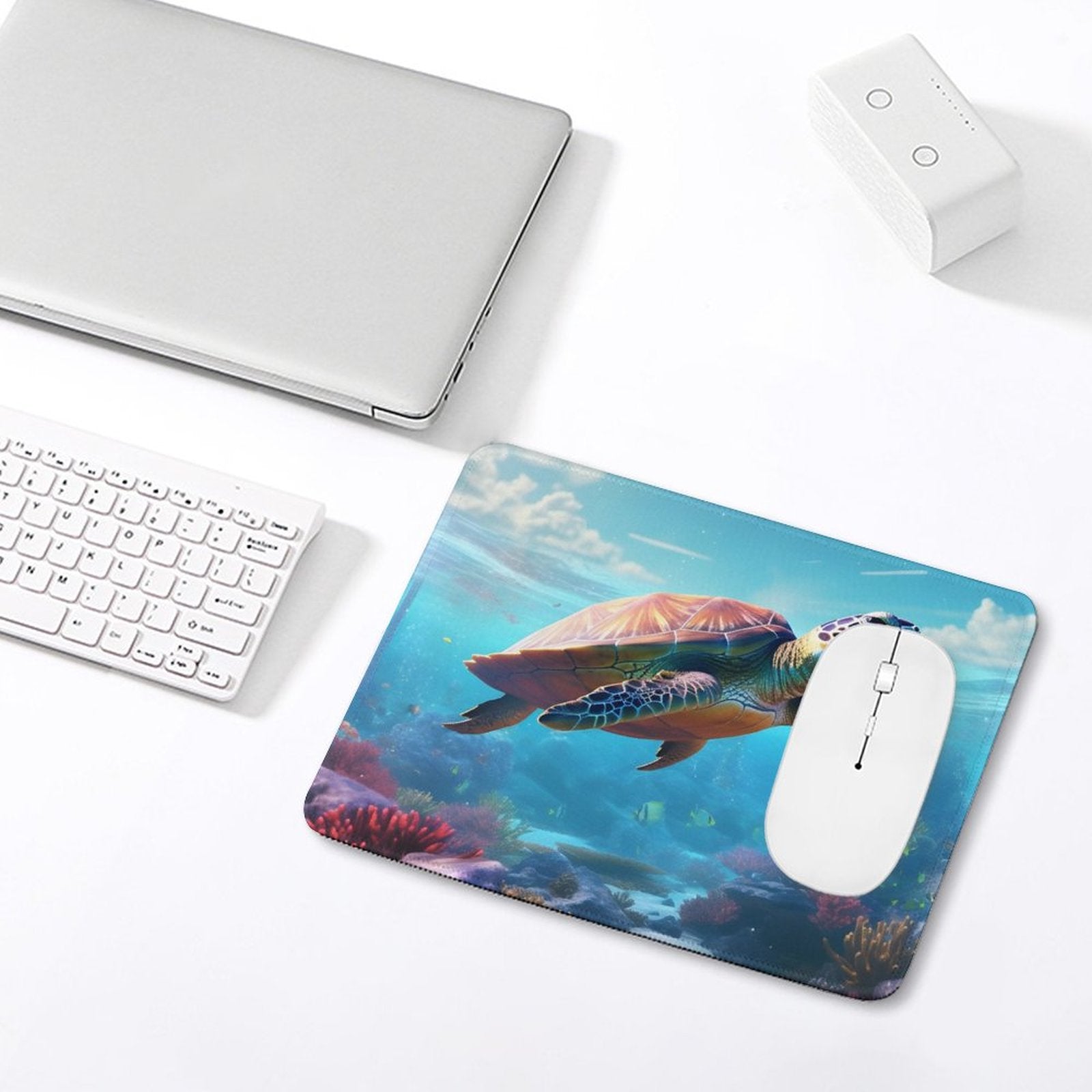 Mouse Pad SolarLab_Sea_turtles_tropical_sea_island_sunlight_fantasy_stock_a8e2acd4-f704-46d7-956a-d919666d76ff normal-online-PERSONAL DESIGN
