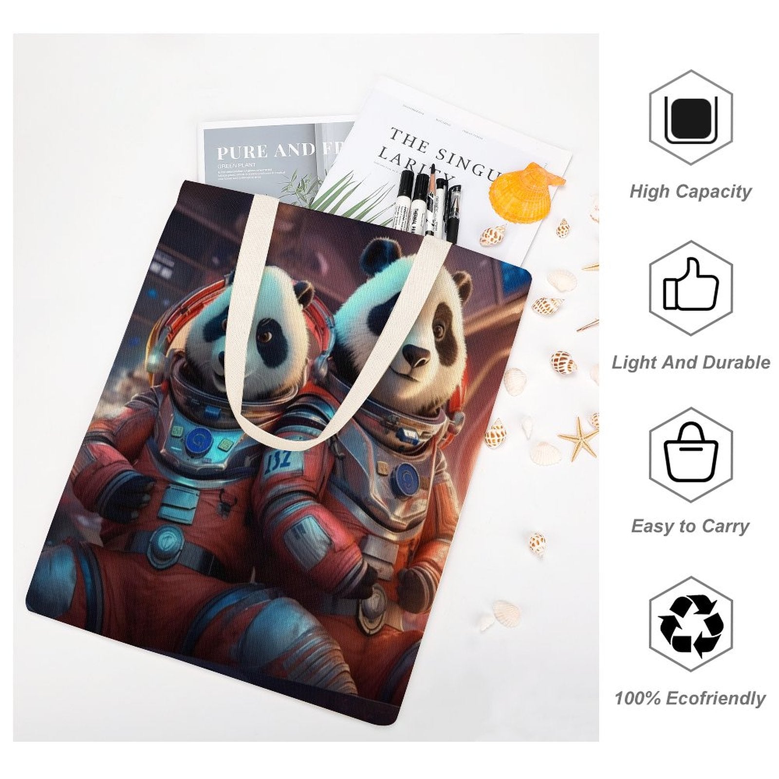 Canvas Tote Bag Double SolarLab_Two_panda_astronauts_piloted_a_spaceship_from_Earth_to_cd4577d6-f010-4e58-9e68-bd19c7d61647 Style-16 38×41cm normal-online-PERSONAL DESIGN
