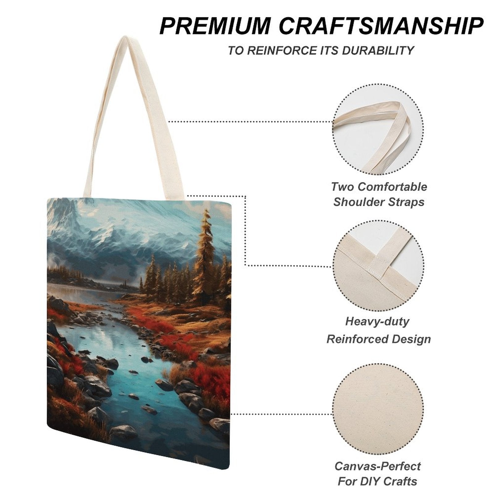 Canvas Tote Bag Double SolarLab_Norwegian_aurora_autumn_mountains_forests_lake_hyper-d_e2aa2e52-6a16-40cc-b676-99c207efe850 Style-10 38×41cm normal-online-PERSONAL DESIGN