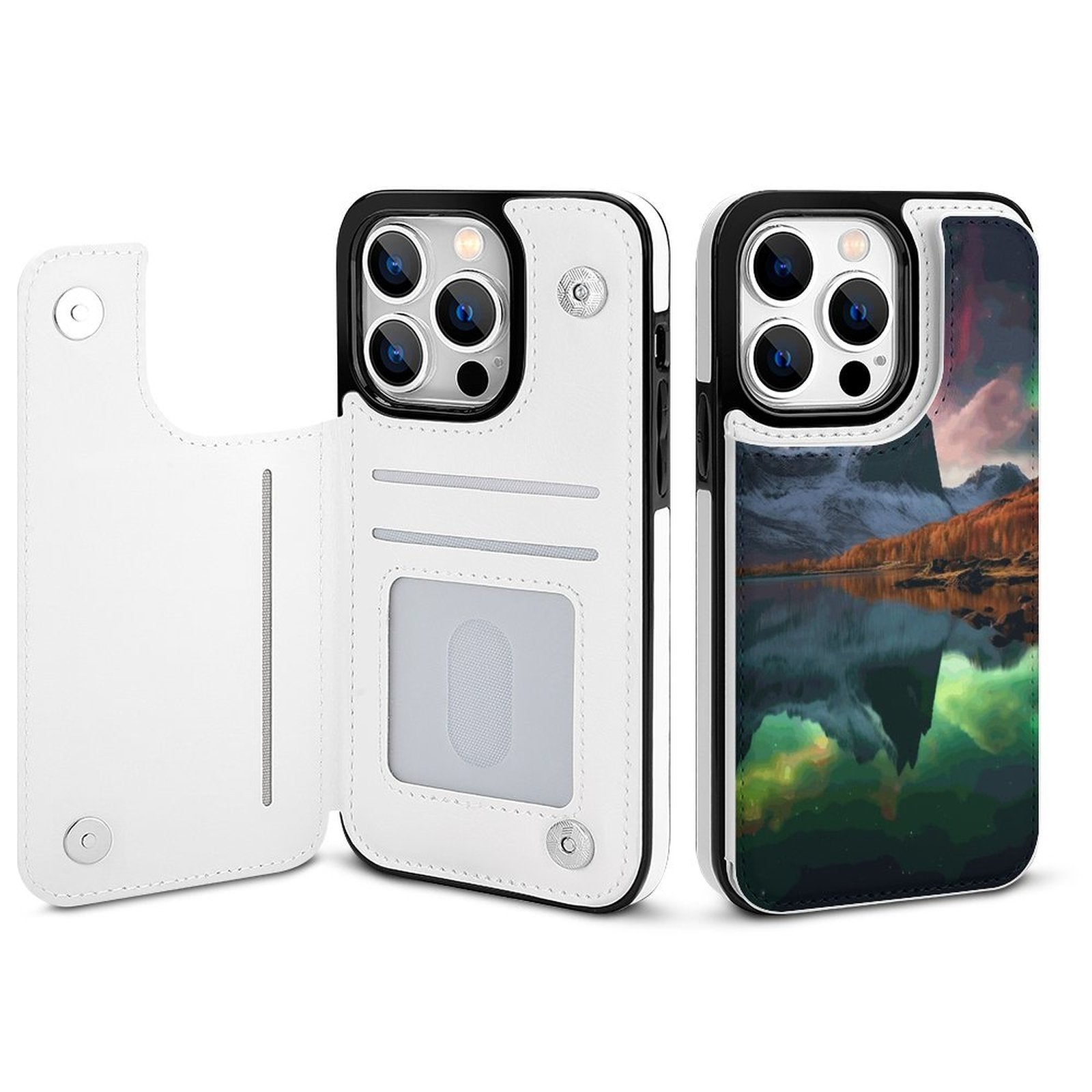 Mobile Phone Case for Apple IPhone 14 SolarLab_Norwegian_aurora_autumn_mountains_forests_lake_hyper-d_fd6b31eb-d54c-4ac7-9098-1bd7b0c69e9a normal-online-PERSONAL DESIGN