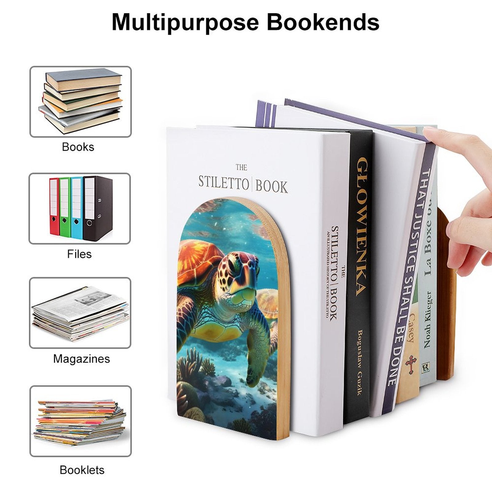 Bookends SolarLab_Sea_turtles_tropical_sea_island_sunlight_hyper-detail__f51f3df4-db17-400d-8a6f-7664e53448e9 Style-13 One Size normal-online-PERSONAL DESIGN
