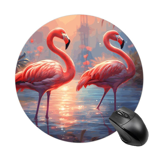 Mouse Pad Flamingos_003 Style-6 20*20cm normal-online-PERSONAL DESIGN