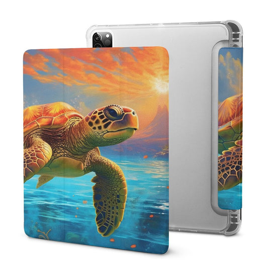 The Ipad Pen Slot Case SolarLab_Sea_turtles_tropical_sea_island_sunlight_fantasy_art_d_c29a6e10-0f28-42ee-8e19-15bcf9990e3c normal-online-PERSONAL DESIGN