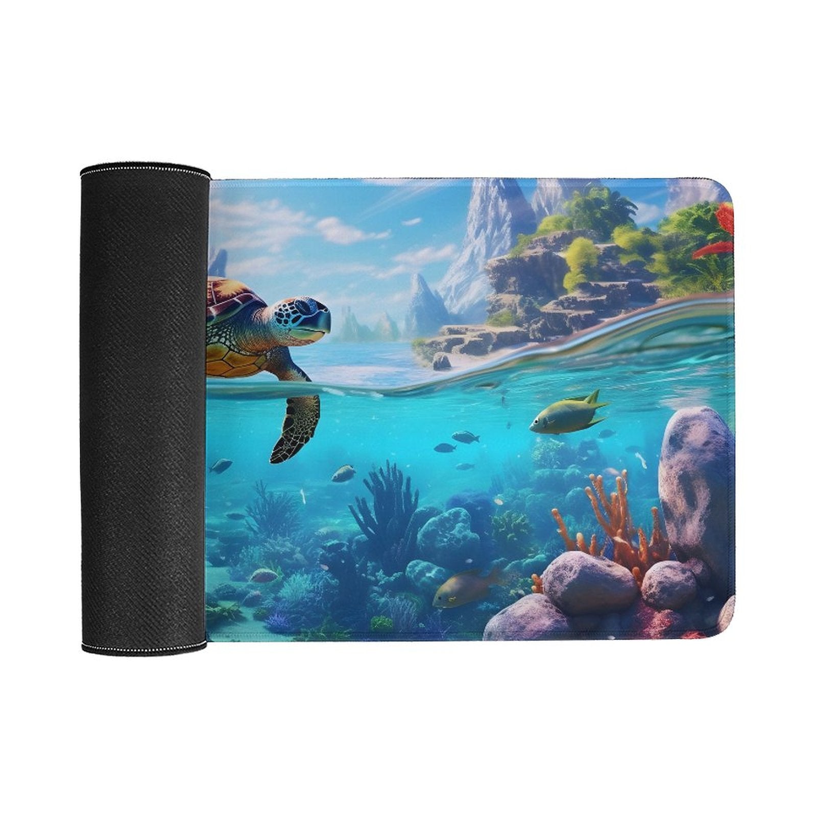 Desk Mat SolarLab_Sea_turtles_tropical_sea_island_sunlight_hyper-detail__65df3ce3-5f7c-49b3-937e-af866806c8be normal-online-PERSONAL DESIGN