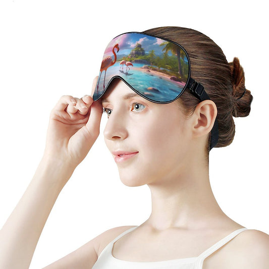 Sleep Mask Flamingos HSM01A016 normal-online-PERSONAL DESIGN