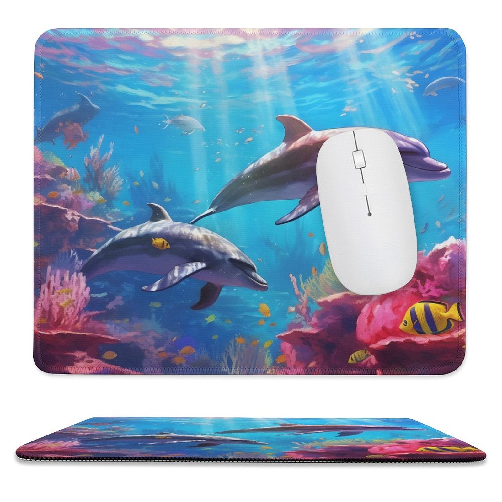 Mouse Pad SolarLab_Dolphins_tropical_sea_hyper-detail_high_resolution_8k_655814c8-b7f8-4c4c-9763-de92d9ff2f5d_ normal-online-PERSONAL DESIGN