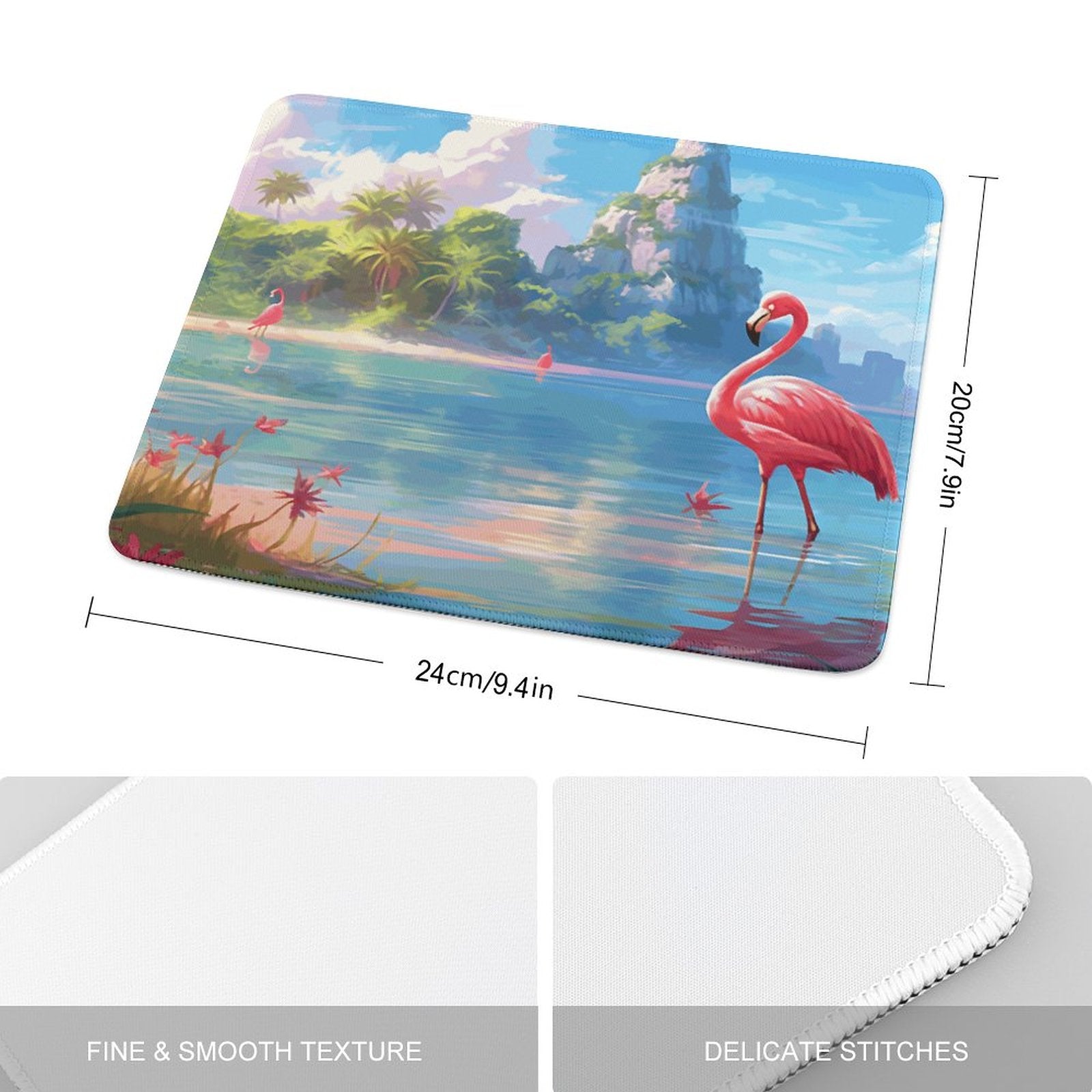 Mouse Pad Flamingos_002 normal-online-PERSONAL DESIGN