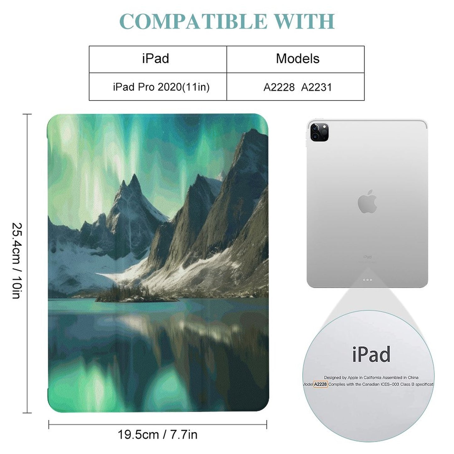 The Ipad Pen Slot Case SolarLab_Norwegian_aurora_spring_mountains_forests_lake_hyper-d_9b6ded85-dc50-40b6-ba43-0fad71f7fd66 normal-online-PERSONAL DESIGN
