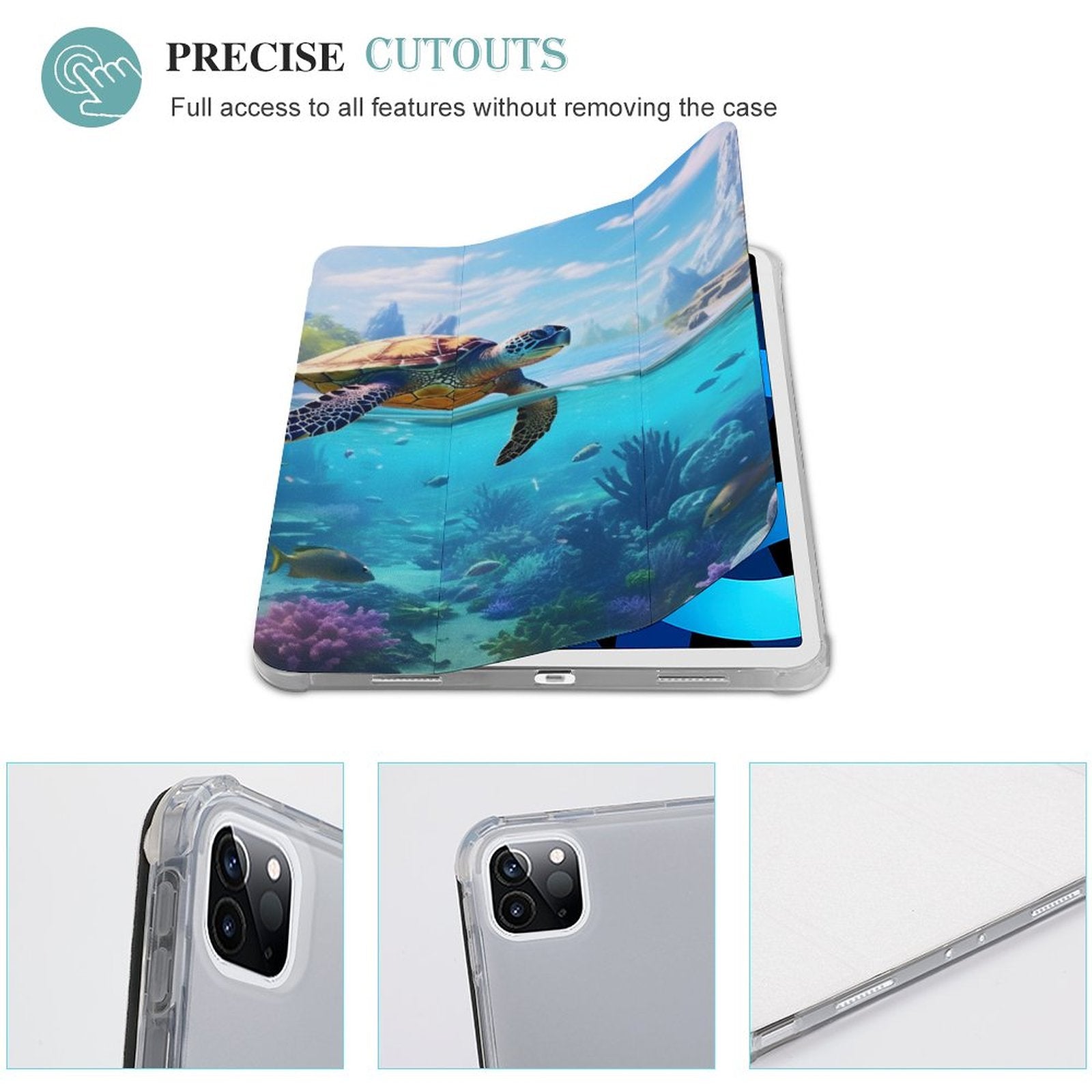 The Ipad Pen Slot Case SolarLab_Sea_turtles_tropical_sea_island_sunlight_hyper-detail__65df3ce3-5f7c-49b3-937e-af866806c8be normal-online-PERSONAL DESIGN