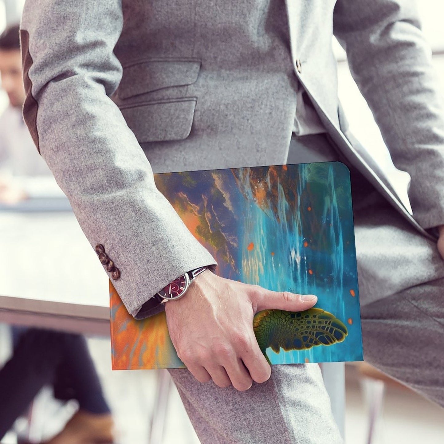 The Ipad Pen Slot Case SolarLab_Sea_turtles_tropical_sea_island_sunlight_fantasy_art_d_c29a6e10-0f28-42ee-8e19-15bcf9990e3c normal-online-PERSONAL DESIGN