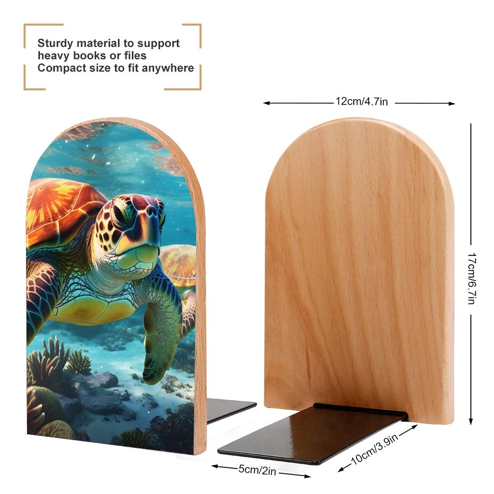 Bookends SolarLab_Sea_turtles_tropical_sea_island_sunlight_hyper-detail__f51f3df4-db17-400d-8a6f-7664e53448e9 Style-13 One Size normal-online-PERSONAL DESIGN