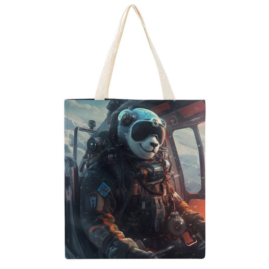Canvas Tote Bag Double SolarLab_a_Panda_pilot_drive_a_helicopter_in_the_sky_on_snow_mo_7c52d825-1d27-443b-a9d1-f87548d85684 Style-15 38×41cm normal-online-PERSONAL DESIGN