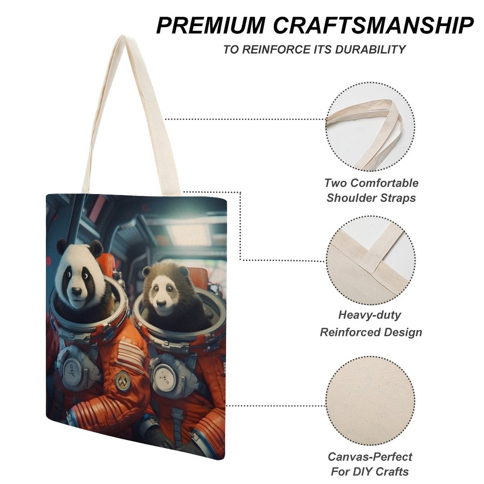 Canvas Tote Bag Double SolarLab_Two_panda_astronauts_piloted_a_spaceship_from_Earth_to_1dd4ce3c-d5ea-4c6f-9730-fdf7e33bd6d8 Style-19 38×41cm normal-online-PERSONAL DESIGN