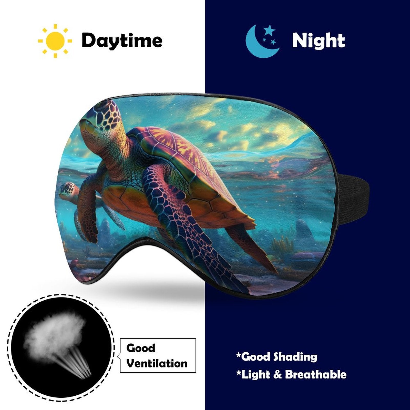 Sleep Mask Sea Turtles HSM01C001 normal-online-PERSONAL DESIGN