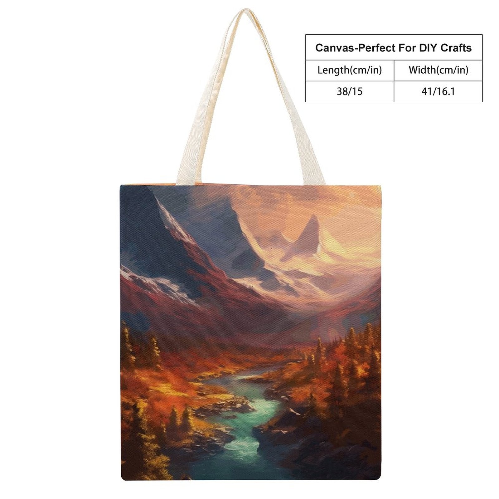 Canvas Tote Bag Double SolarLab_Norwegian_aurora_autumn_mountains_forestshyper-detail__c916b784-da0c-41a1-b3ad-0addfdd7b88e Style-3 38×41cm normal-online-PERSONAL DESIGN