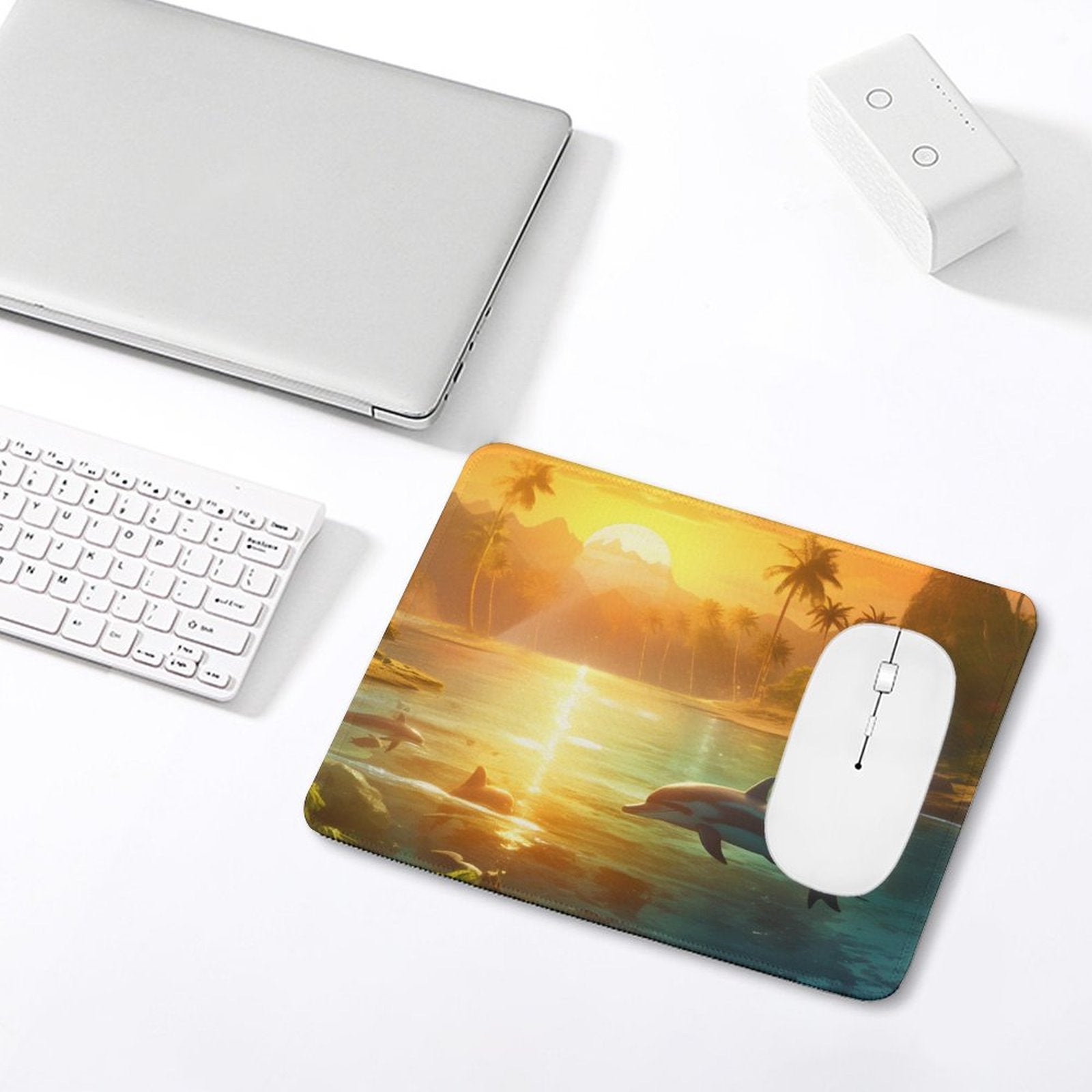 Mouse Pad SolarLab_Dolphins_tropical_sea_island_sunlight_fantasy_stock_il_a1e3c590-502d-47a3-b8a0-58084a7f2d16 normal-online-PERSONAL DESIGN