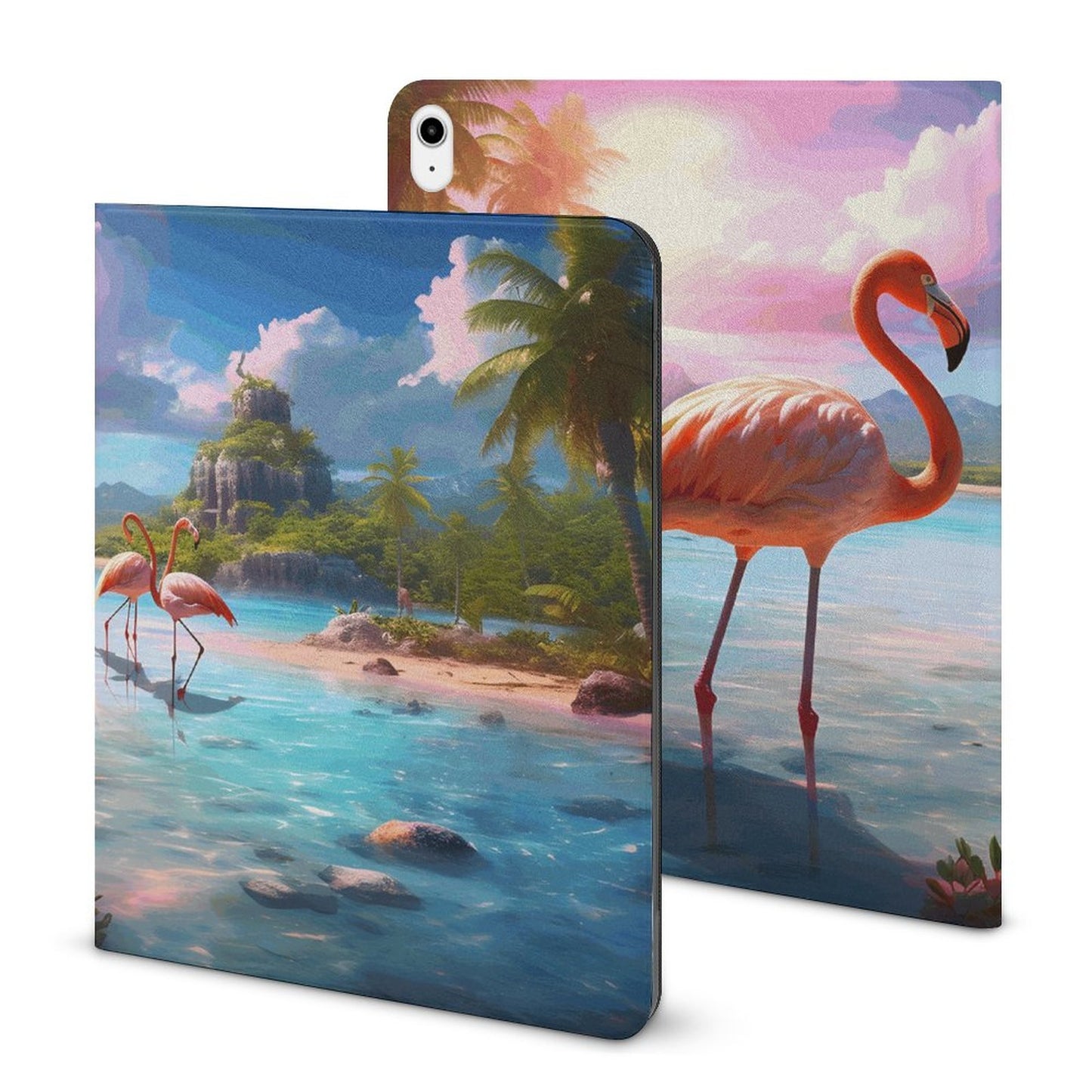 The Ipad Pen Slot Case Flamingos_001 normal-online-PERSONAL DESIGN