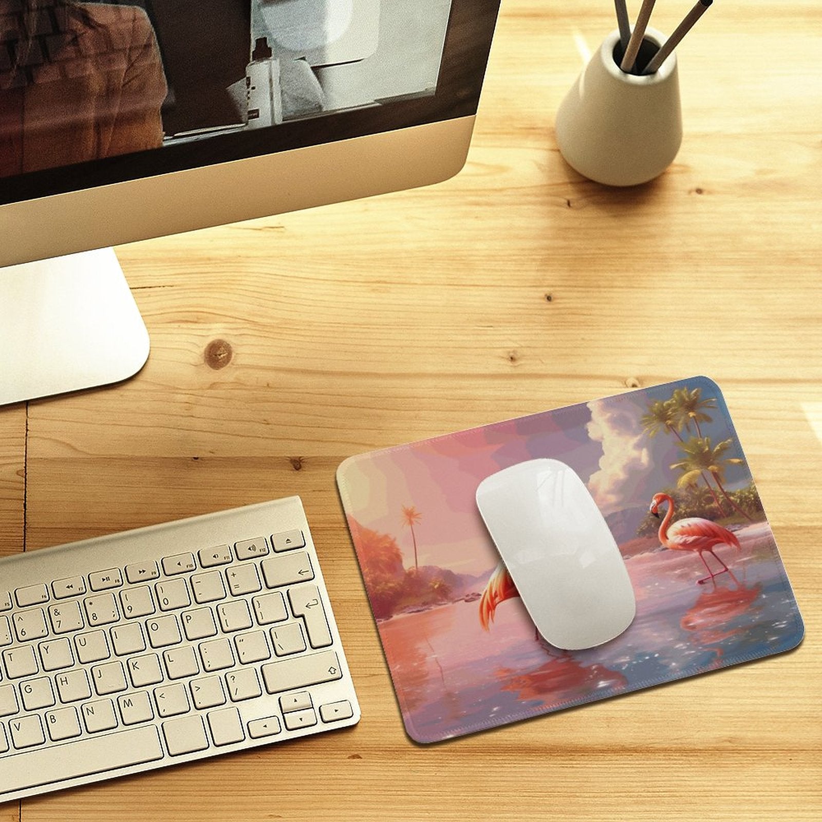Mouse Pad Flamingos_004 normal-online-PERSONAL DESIGN