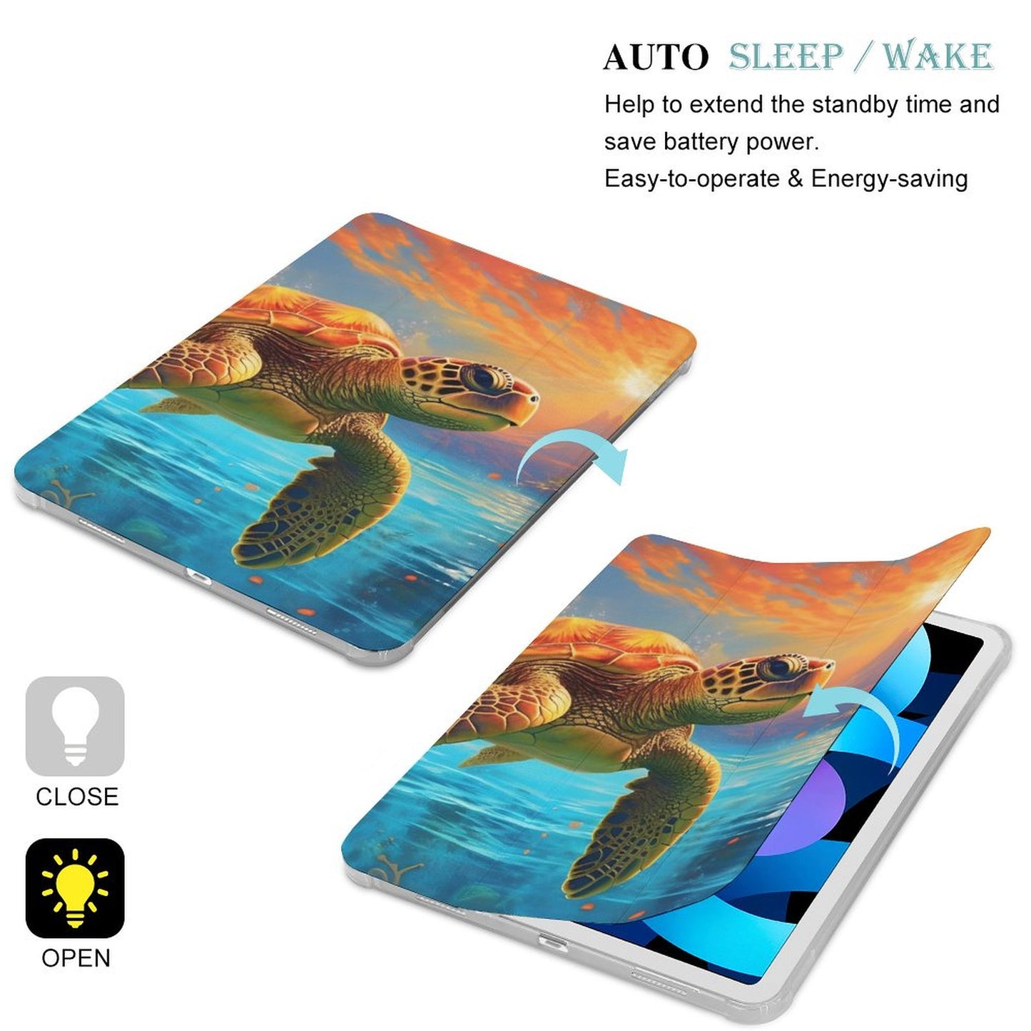The Ipad Pen Slot Case SolarLab_Sea_turtles_tropical_sea_island_sunlight_fantasy_art_d_c29a6e10-0f28-42ee-8e19-15bcf9990e3c normal-online-PERSONAL DESIGN