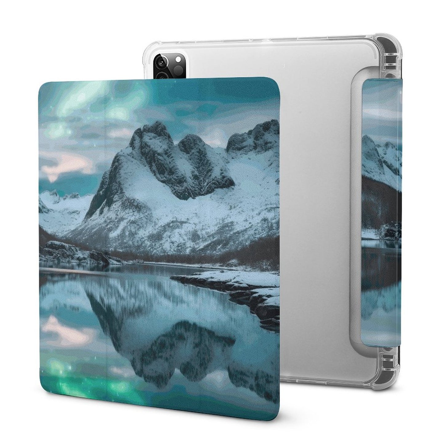 The Ipad Pen Slot Case SolarLab_Norwegian_aurora_winter_mountains_forests_lake_hyper-d_2b797c5c-a847-440b-ba22-5bdd5b69435c normal-online-PERSONAL DESIGN