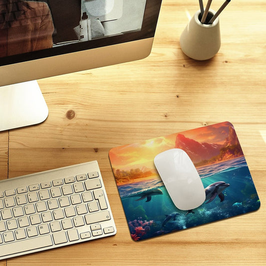 Leather Mouse Pad Dolphins, 1 Size, DA05B01 - iTopMax
