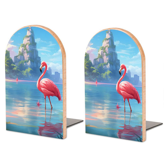 Bookends SolarLab_Flamingos_tropical_sea_island_sunlight_fantasy_stock_i_2ed02f3b-258a-4584-b85c-c49030f83fa7 Style-5 One Size normal-online-PERSONAL DESIGN