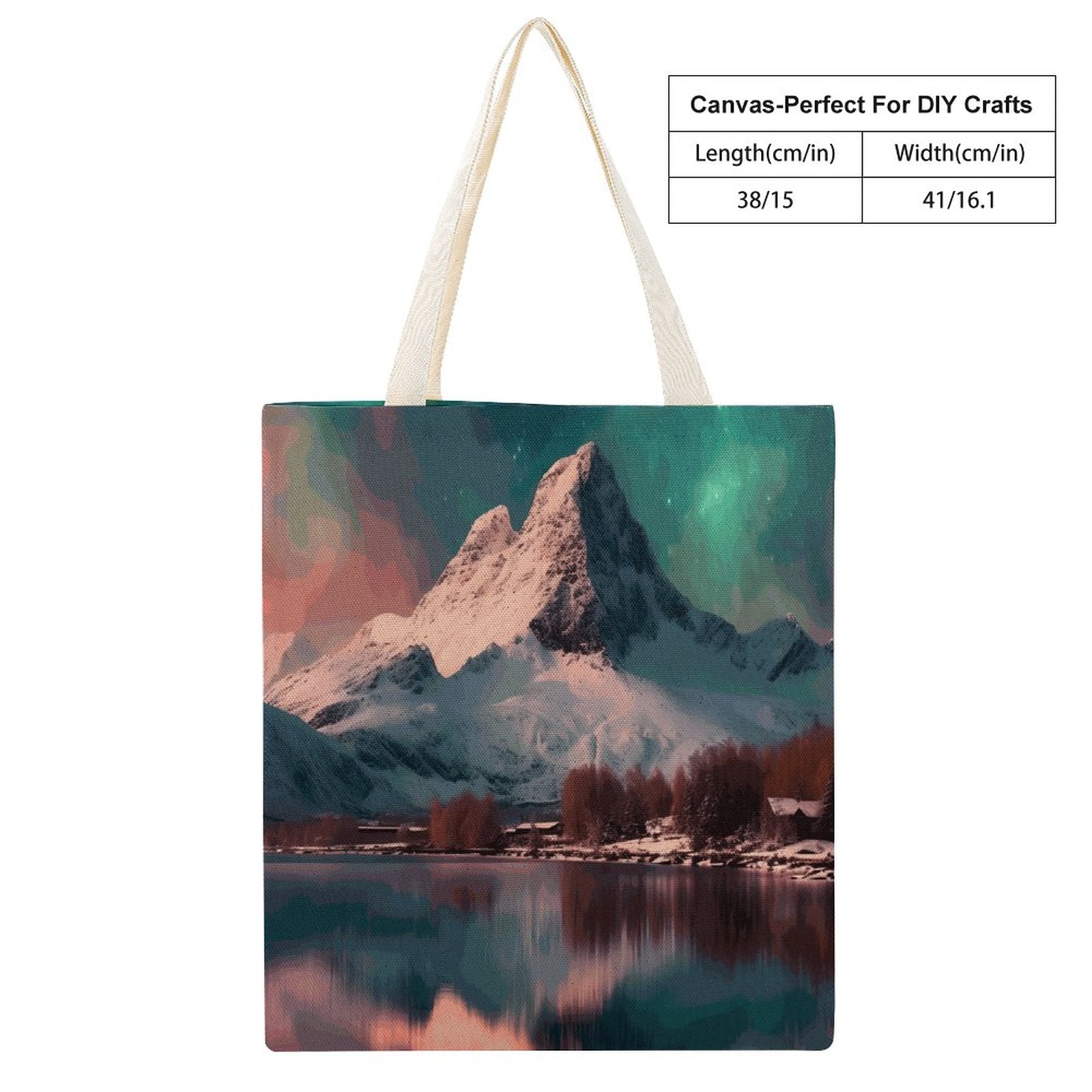 Canvas Tote Bag Double SolarLab_Norwegian_aurora_winter_mountains_forests_lake_hyper-d_02eaf923-bc93-48e1-828a-35b11ccc5bd9 Style-2 38×41cm normal-online-PERSONAL DESIGN