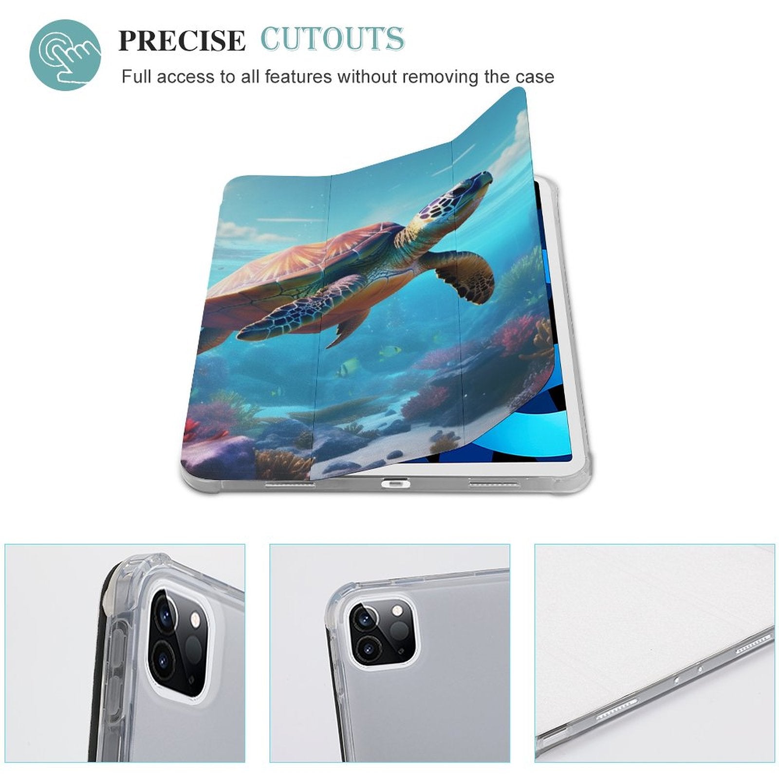 The Ipad Pen Slot Case SolarLab_Sea_turtles_tropical_sea_island_sunlight_fantasy_stock_a8e2acd4-f704-46d7-956a-d919666d76ff normal-online-PERSONAL DESIGN