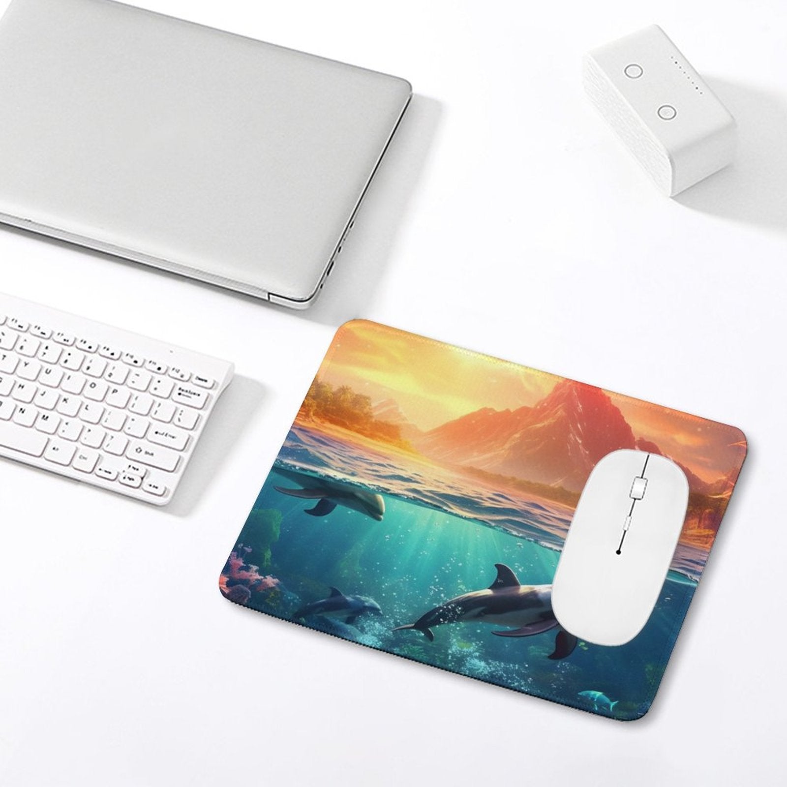 Mouse Pad SolarLab_Dolphins_tropical_sea_island_sunlight_fantasy_hyper-de_f2db25c8-82f5-45d9-9ff2-698e69821ae5 normal-online-PERSONAL DESIGN