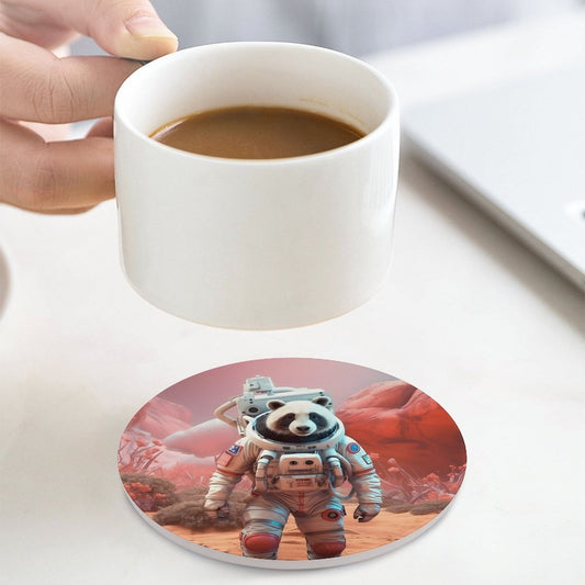 Ceramic Coasters (Round) SolarLab_a_Panda_astronaut_walk_on_the_Mars_spaceship_Cyberpunk_0bdf3981-a0b9-4aad-bbc3-67798d3c110e normal-online-PERSONAL DESIGN