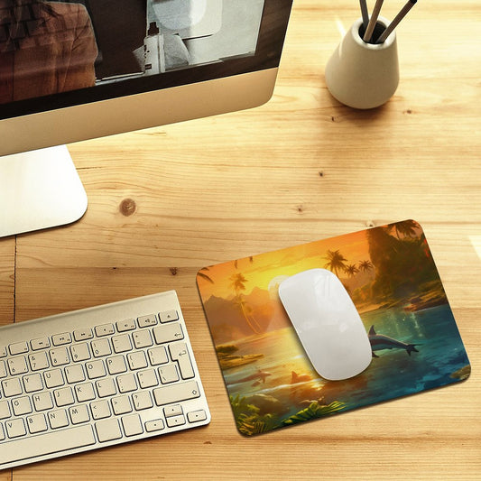 Leather Mouse Pad Dolphins, 1 Size, DA05B04 - iTopMax