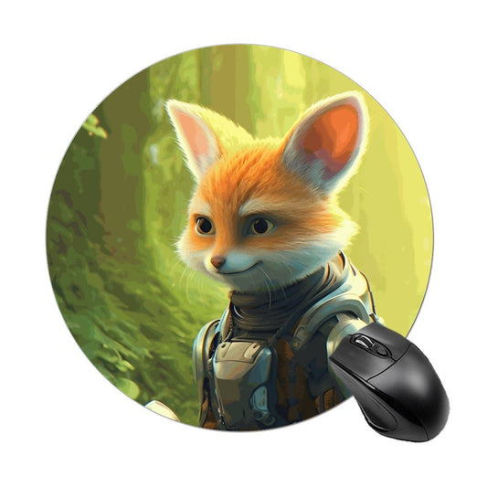 Mouse Pad Fox_004 Style-3 20*20cm normal-online-PERSONAL DESIGN