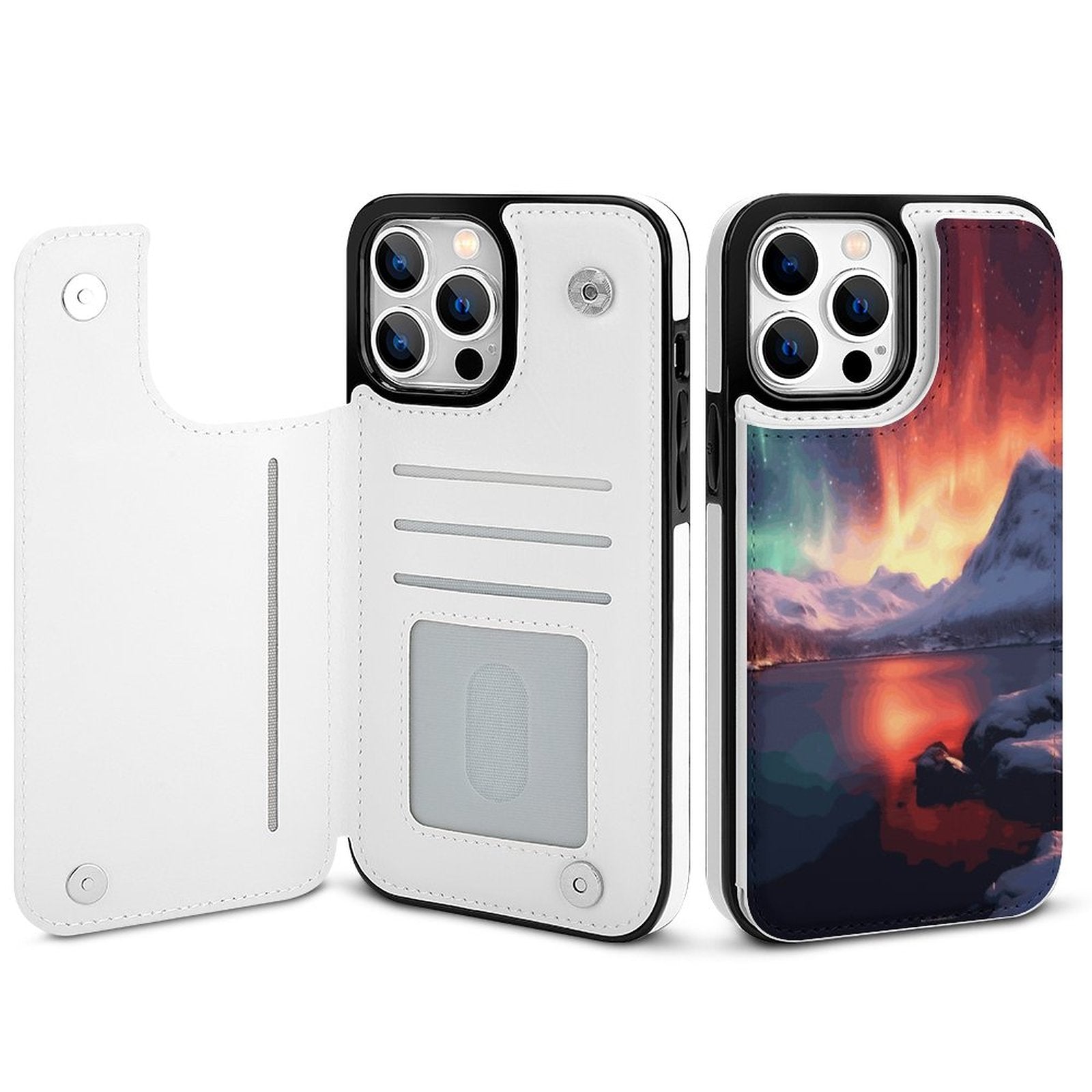 Mobile Phone Case for Apple IPhone 14 SolarLab_Norwegian_aurora_winter_mountains_forests_lake_hyper-d_d5f5f8af-edcf-4892-a640-8e4a2b673b21 normal-online-PERSONAL DESIGN