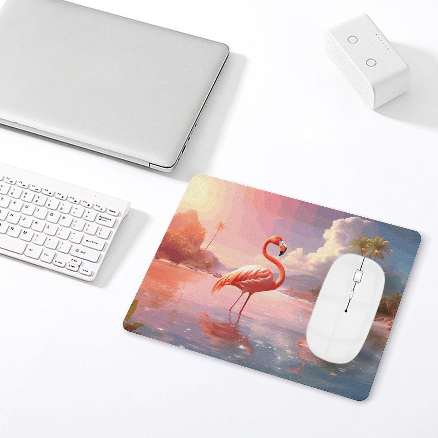 Leather Mouse Pad Flamingos_004 Style-3 One Size normal-online-PERSONAL DESIGN