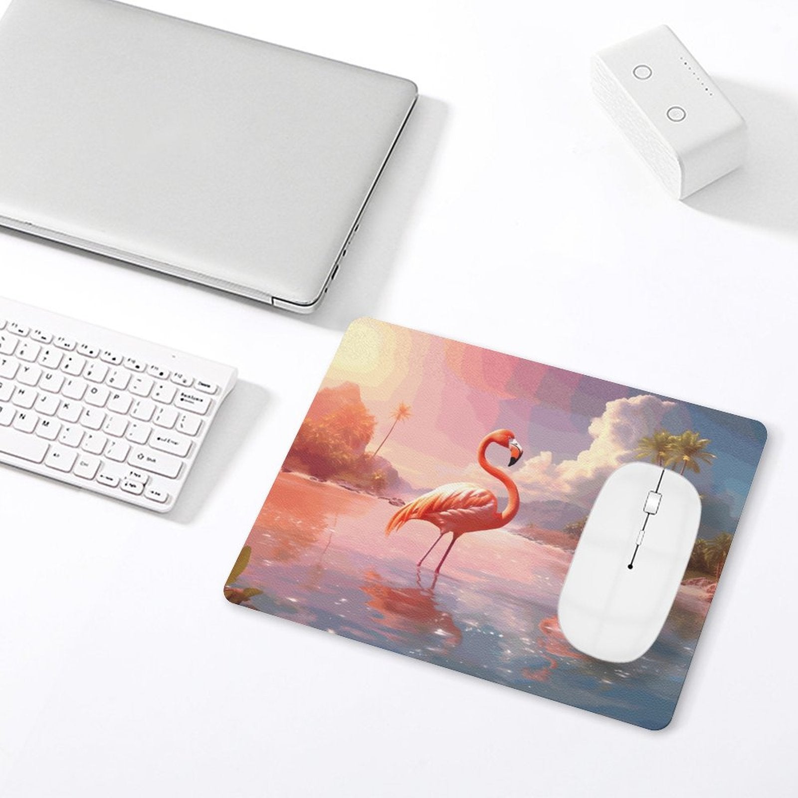Leather Mouse Pad Flamingos_004 Style-3 One Size normal-online-PERSONAL DESIGN