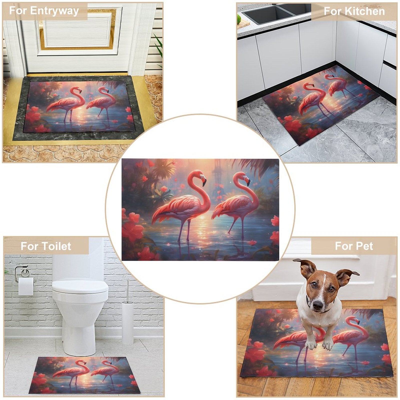 Carpet Flamingos_003 Style One Size normal-online-PERSONAL DESIGN