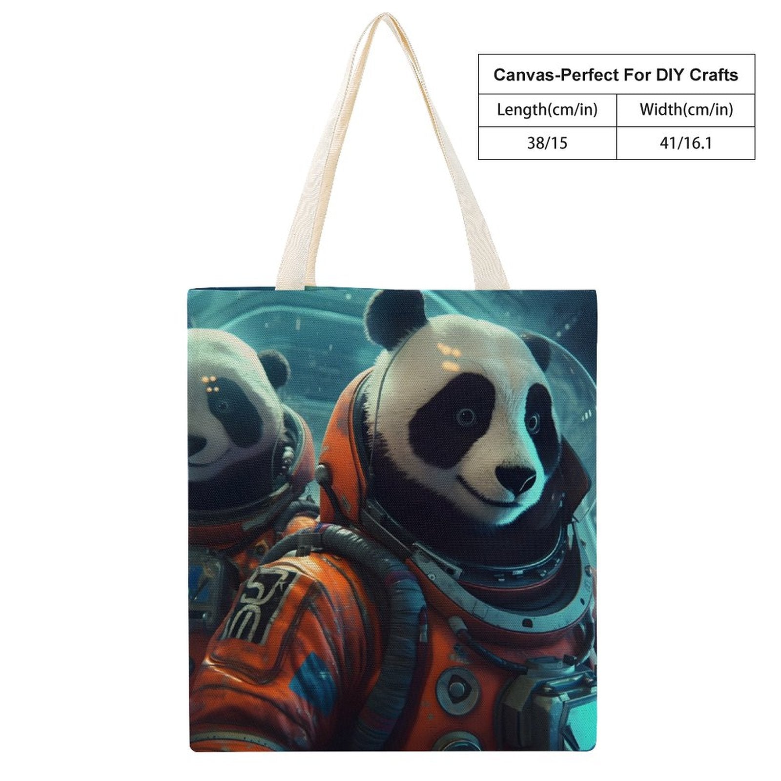 Canvas Tote Bag Double SolarLab_Two_panda_astronauts_piloted_a_spaceship_from_Earth_to_219bb91d-8ff7-4813-8efa-fdf504001a79 Style-17 38×41cm normal-online-PERSONAL DESIGN