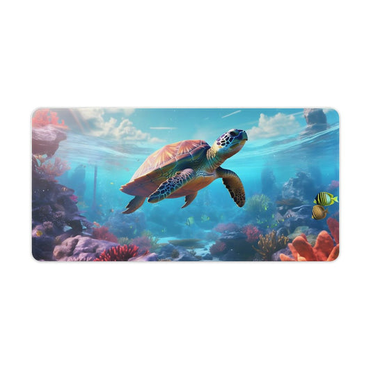 Desk Mat SolarLab_Sea_turtles_tropical_sea_island_sunlight_fantasy_stock_a8e2acd4-f704-46d7-956a-d919666d76ff normal-online-PERSONAL DESIGN