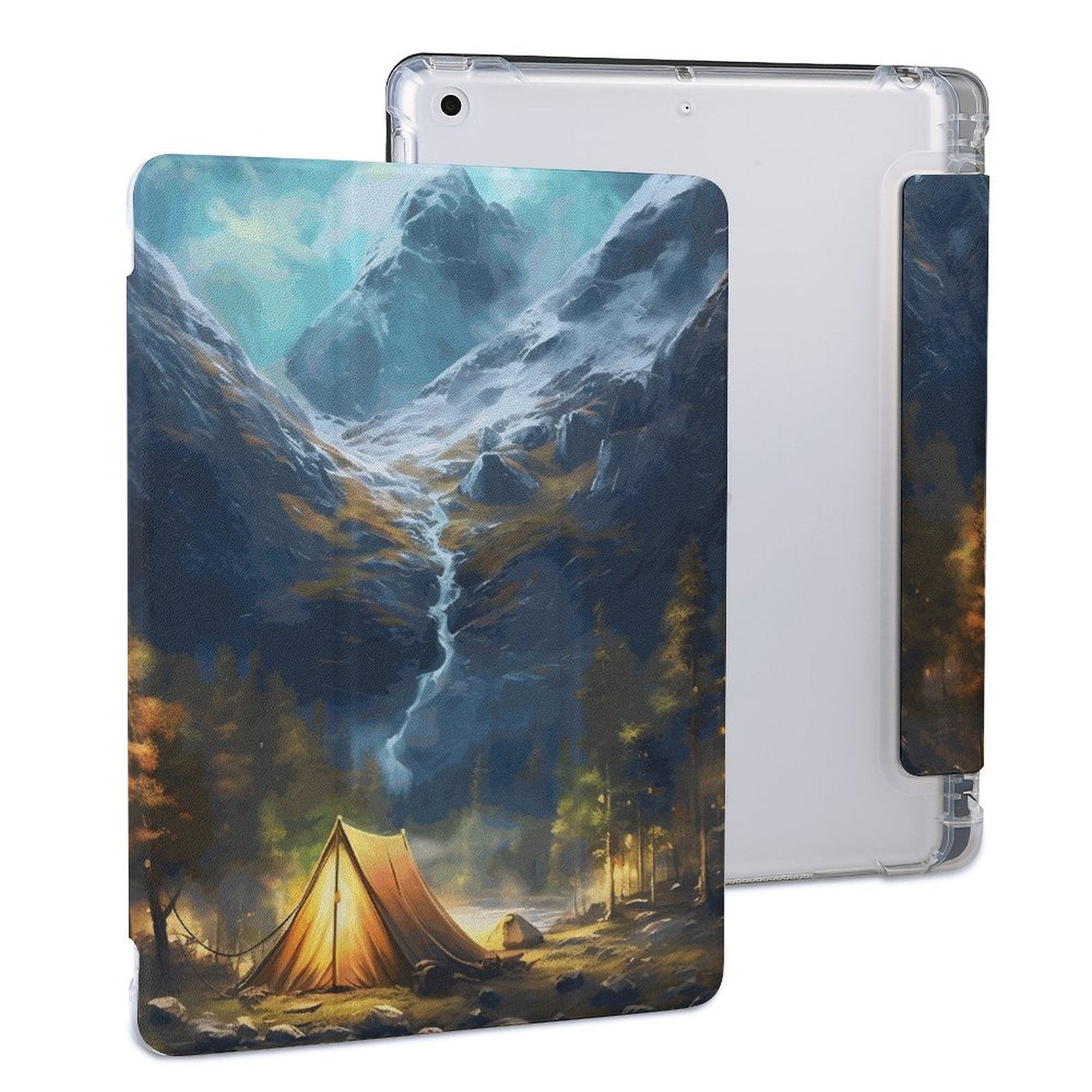 The Ipad Pen Slot Case SolarLab_Norwegian_aurora_spring_mountains_forests_rivers_tents_5c5c73a4-6532-4372-b600-531d14aaeff3 normal-online-PERSONAL DESIGN