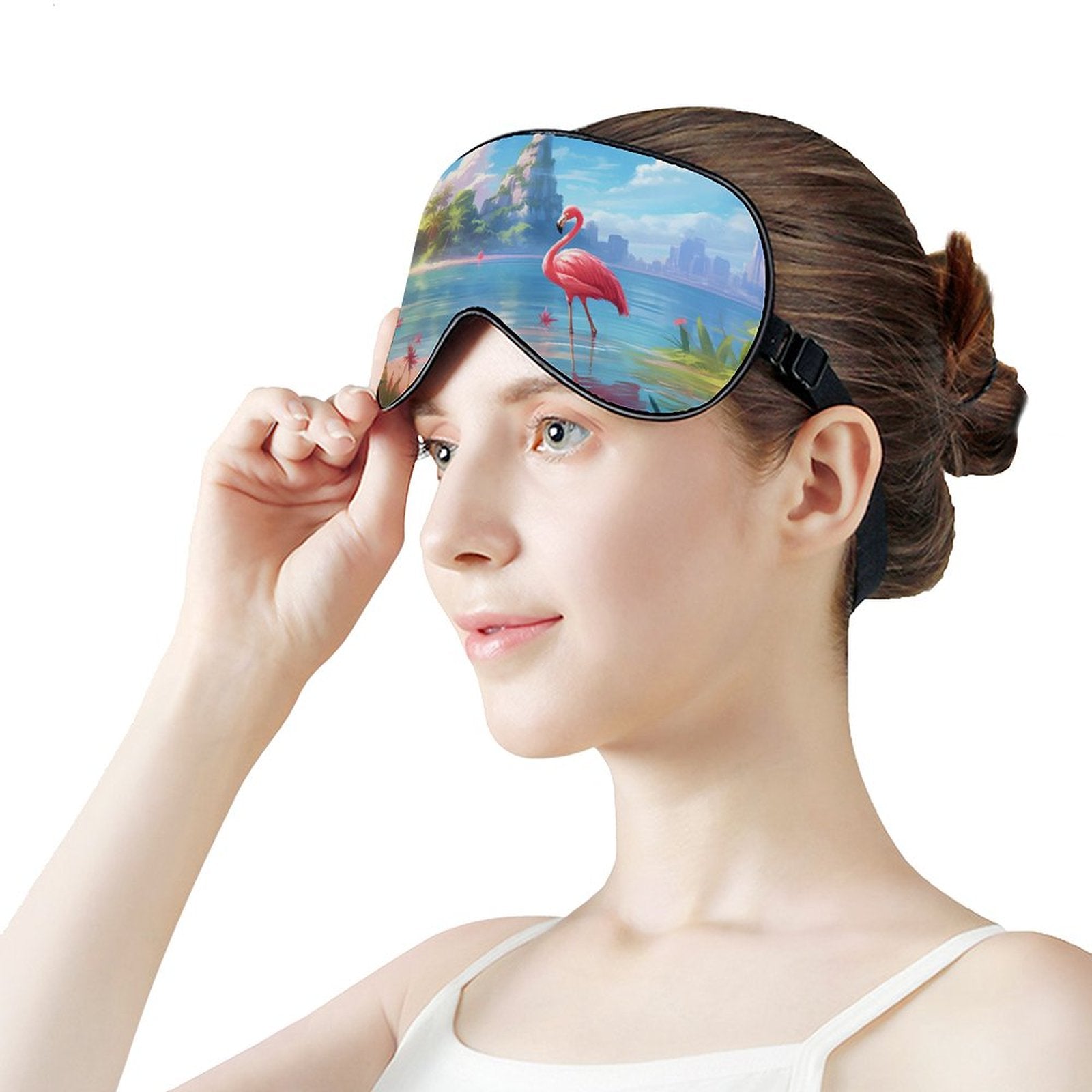 Sleep Mask Flamingos HSM01A014 normal-online-PERSONAL DESIGN