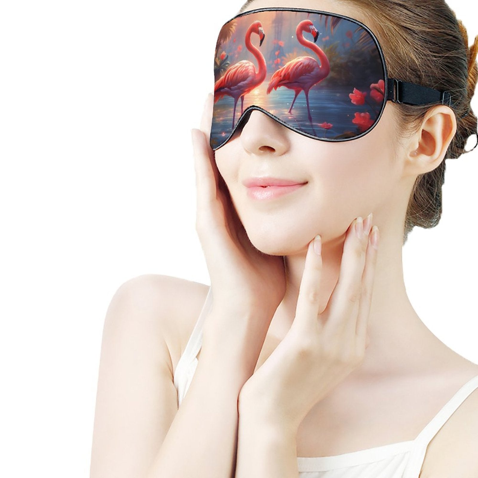 Sleep Mask Flamingos HSM01A013 normal-online-PERSONAL DESIGN