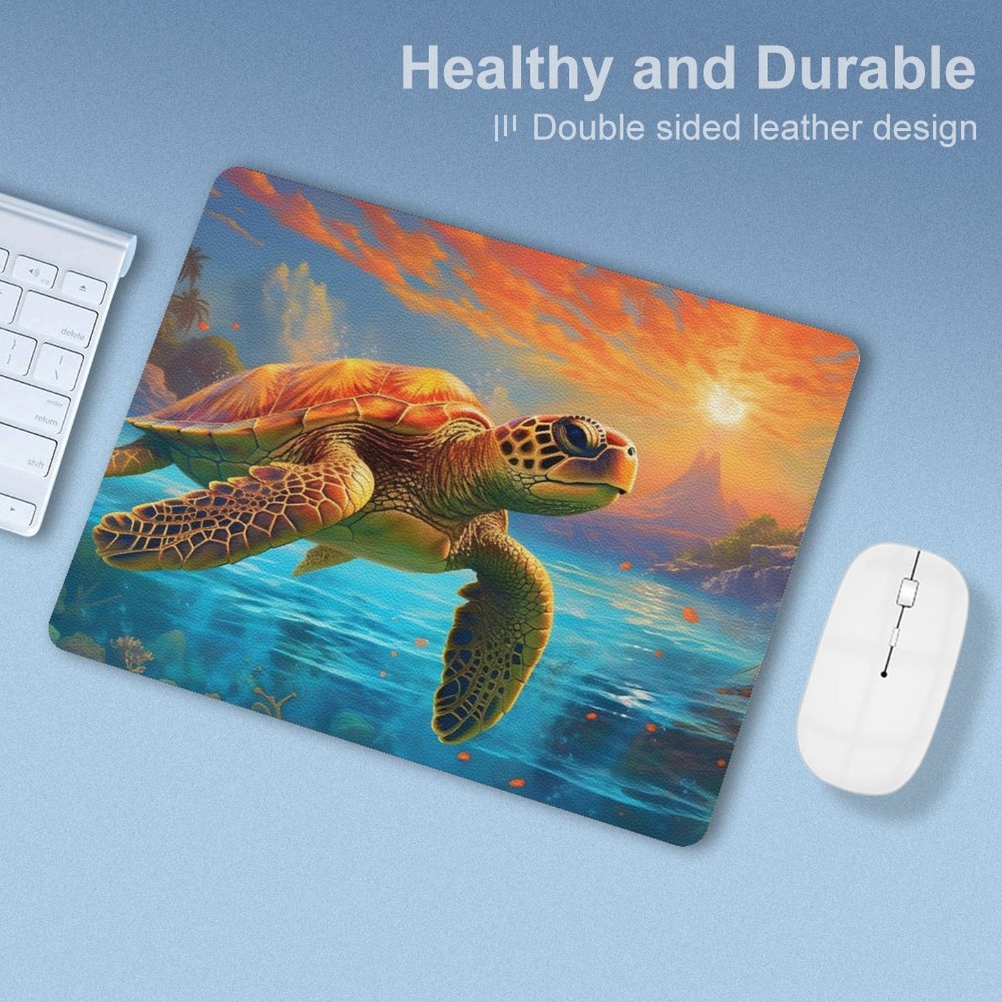 Leather Mouse Pad SolarLab_Sea_turtles_tropical_sea_island_sunlight_fantasy_art_d_c29a6e10-0f28-42ee-8e19-15bcf9990e3c Style One Size normal-online-PERSONAL DESIGN