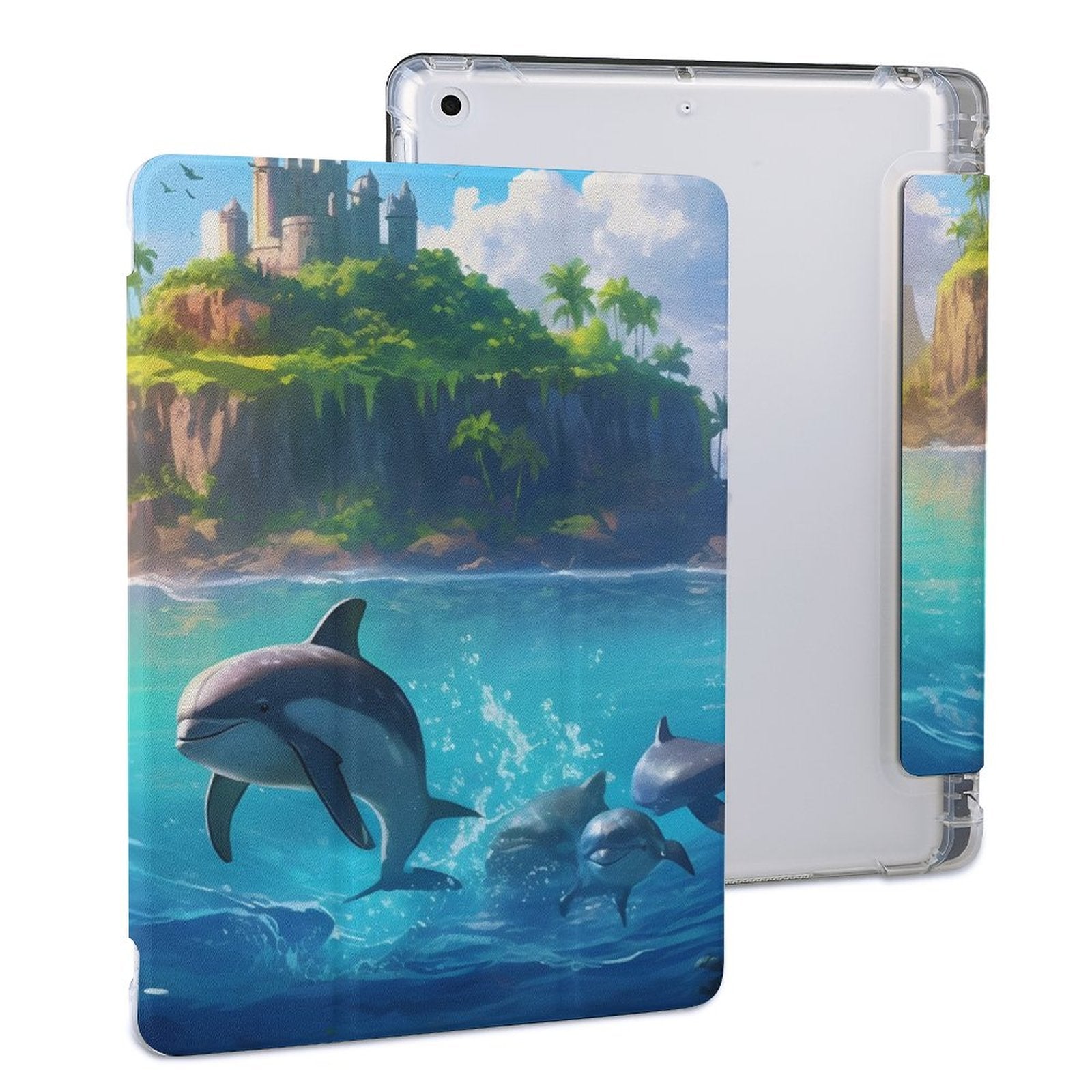 The Ipad Pen Slot Case SolarLab_Dolphins_tropical_sea_island_sunlight_fantasy_stock_il_fcec8005-dae5-4c03-8fbd-f778649c18b4 normal-online-PERSONAL DESIGN