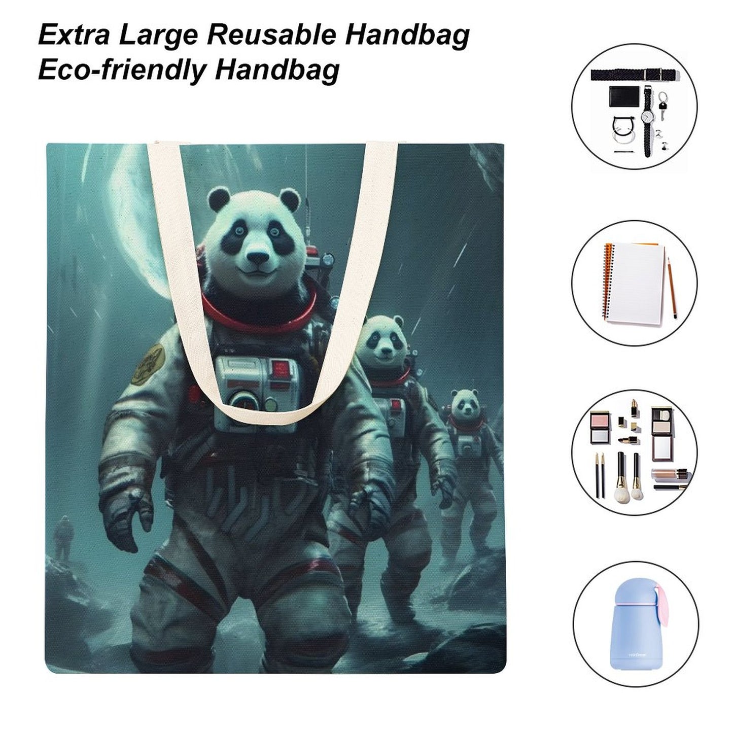Canvas Tote Bag Double SolarLab_Panda_astronauts_walk_on_the_moon__Cyberpunk_futuristi_aba97693-24f0-402b-b670-9780391a5621 Style-24 38×41cm normal-online-PERSONAL DESIGN