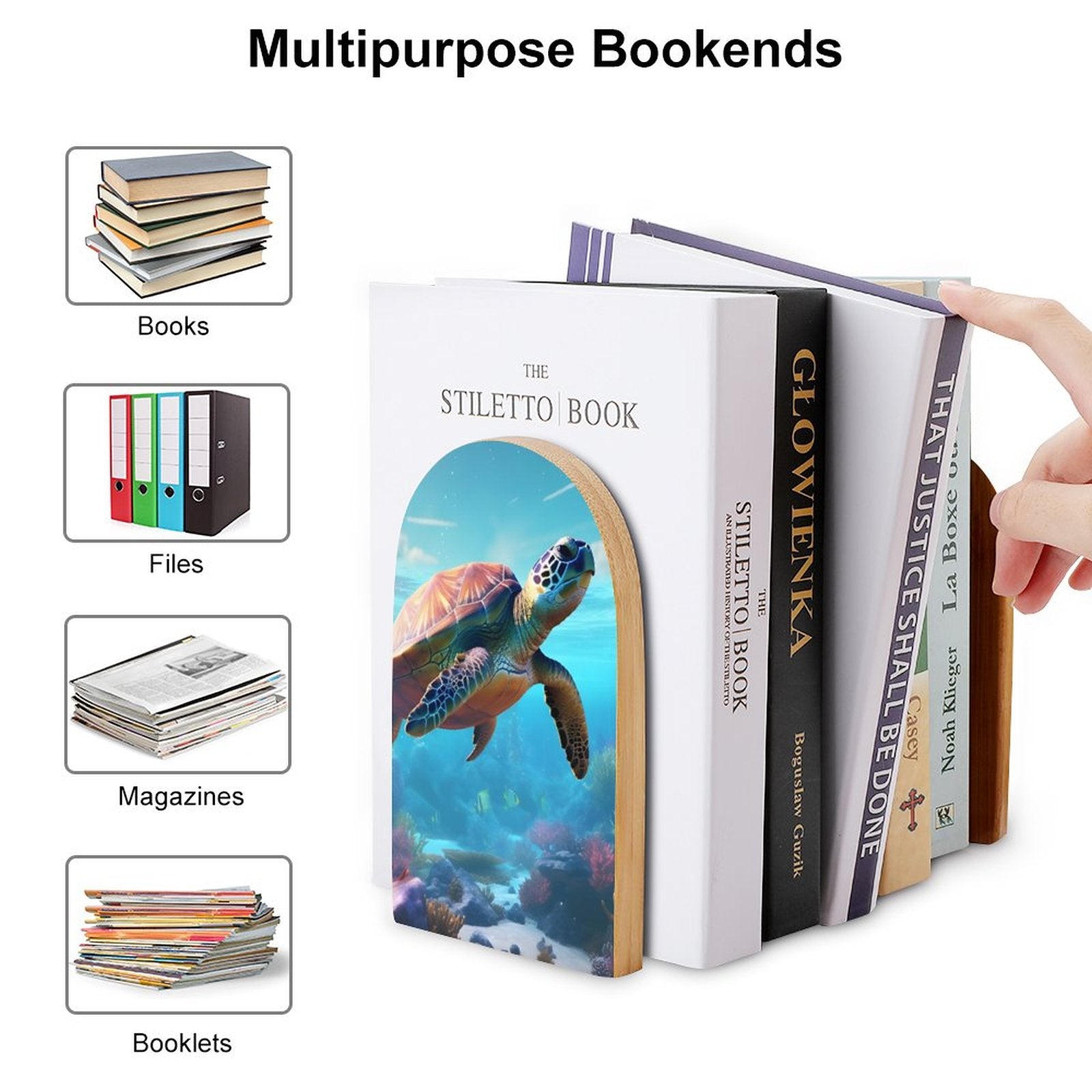 Bookends SolarLab_Sea_turtles_tropical_sea_island_sunlight_fantasy_stock_a8e2acd4-f704-46d7-956a-d919666d76ff Style-12 One Size normal-online-PERSONAL DESIGN