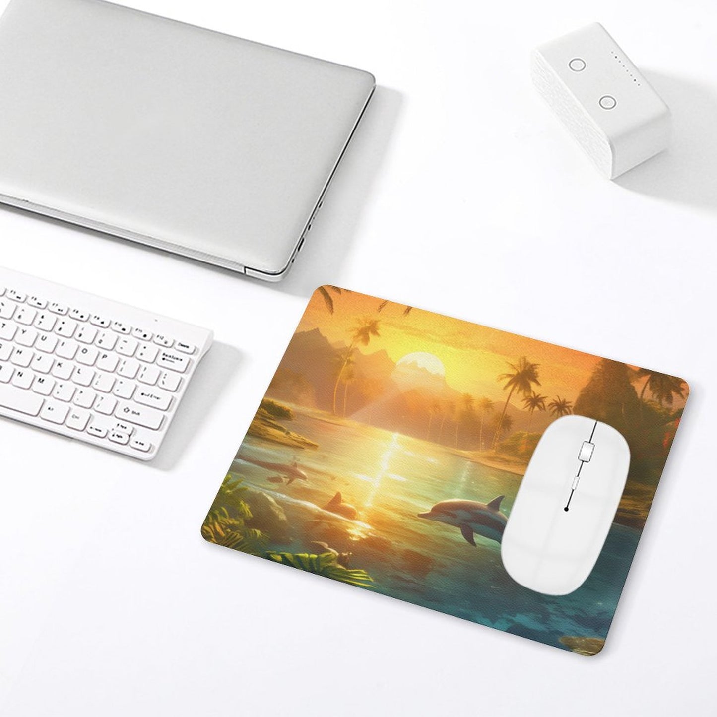 Leather Mouse Pad Dolphins, 1 Size, DA05B04 - iTopMax