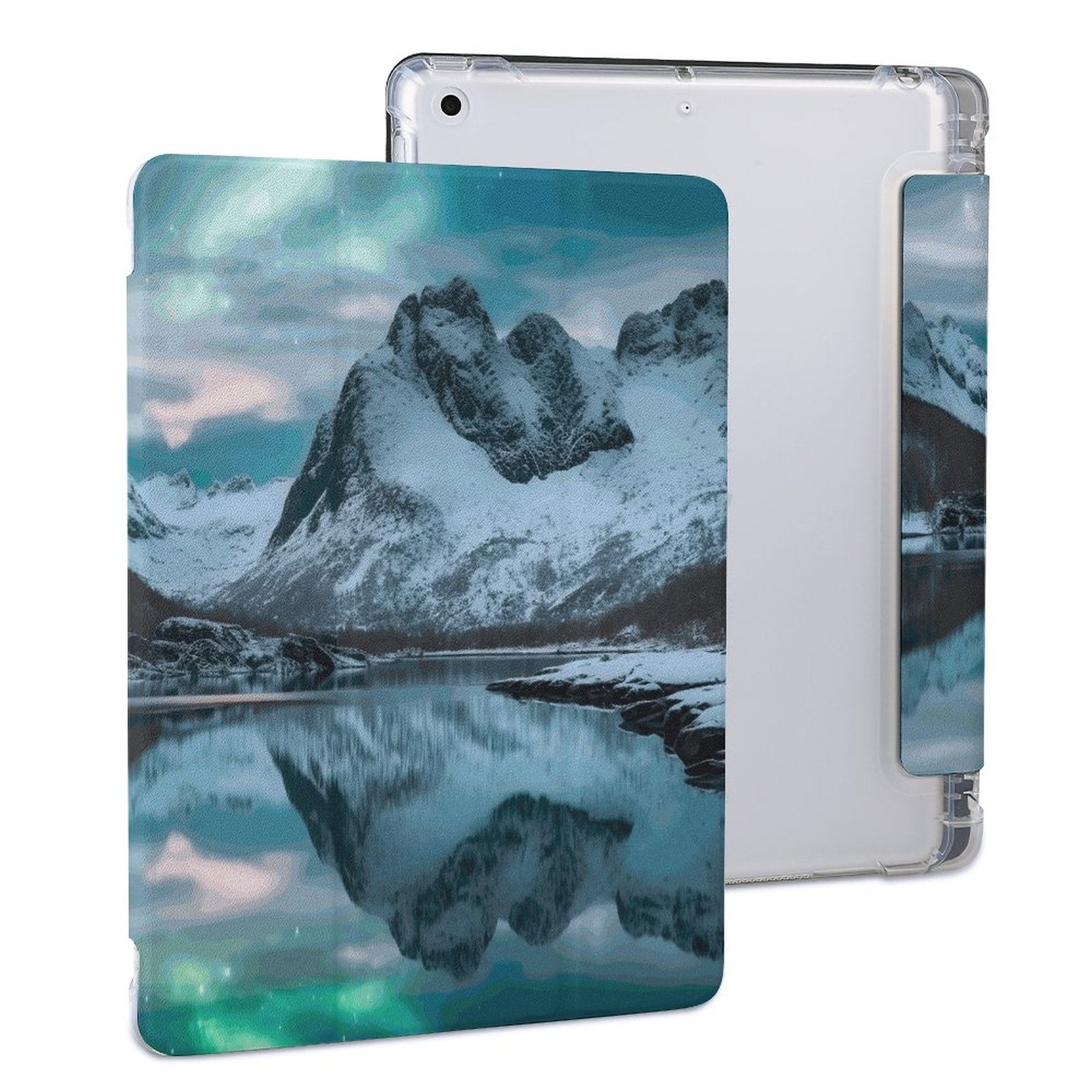 The Ipad Pen Slot Case SolarLab_Norwegian_aurora_winter_mountains_forests_lake_hyper-d_2b797c5c-a847-440b-ba22-5bdd5b69435c normal-online-PERSONAL DESIGN